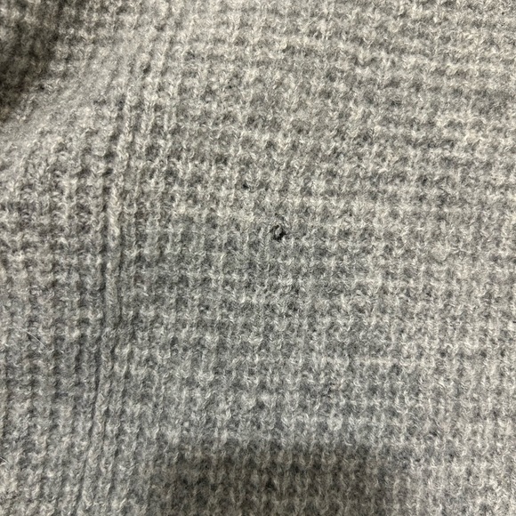 Free People Oversize Knitted Cozy Gray Women's Sweater XS - Picture 5 of 5